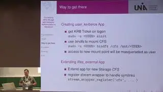 Connecting NFS Storage with Kerberos Authentication to Nextcloud   Michael Roth