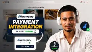 Integrate Razorpay Payment Gateway in Any Website | Complete Guide (10 Minutes)