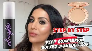 Sultry Makeup look ( for deep complexion)