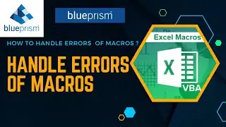 How to Handle errors of Macros | 