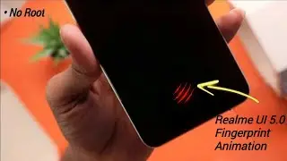 Realme UI 5.0 Android 14: Fingerprint Animation Setting | New Fingerprint Animation