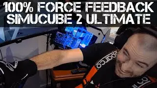 100% Force Feedback on a SIMUCUBE 2 ULTIMATE Direct Drive Sim Racing Wheel
