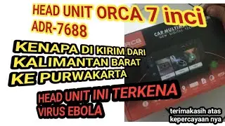 cara mengatasi head unit mentok di logo orca adr-7688 flasing full