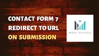 Contact Form 7 Redirect To URL On Submission By All About Webdev Tutorials