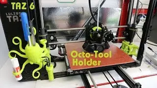 TAZ6 Octo-Tool holder - 3D design for thermoforming 3D Prints