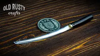 Turn Old Broken Needle File into a mini KATANA