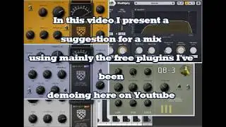 Full mix with free VST plugins De La Mancha vintage EQ and Compressors, Acon Digital Multiply 2019