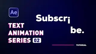 Text Animation 02 After Effects Tutorials for Beginners