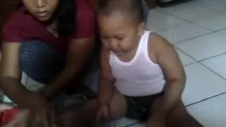 Ulang tahun boboho pake lilin gede