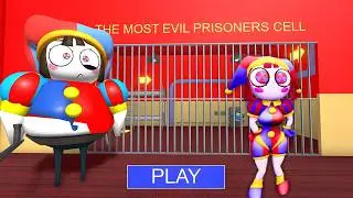 🎪POMNI DIGITAL CIRCUS BARRY PRISON RUN! (OBBY)🎪ROBLOX 