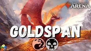 GETTING WRECKED WITH GOLDSPAN TREASURE DECK IN MTGA 2022 STANDARD RANKED!!