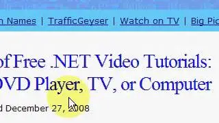 Visual Basic.NET - 28 Hours of FREE VideoTutorials