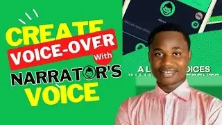 How to Create VOICE-OVER in NARRATOR'S VOICE