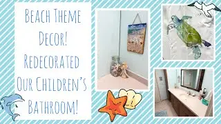 Bathroom Tour|| Beach Theme