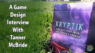 Interviewing Tanner from the Kryptik TCG | Game Design Advice, Exclusive Art Reveal, and Giveaway!