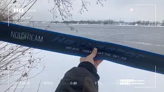 Norstream Navigator 802ML. Light jig on the river