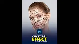 Cracked Skin Effect in Photoshop 😍😍 