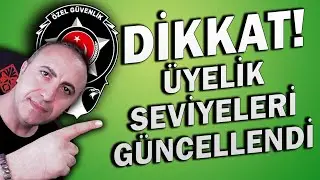 Özel Güvenlik Merkezi Üyelik Seviyeleri Güncellendi ÖZEL GÜVENLİK CANDIR