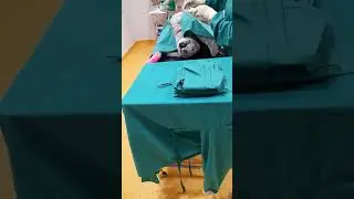draping the patient