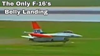 When The First F-16 Faced a Mishap - YF-16 Belly Landing