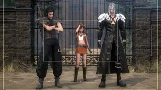 CRISIS CORE FF7 Reunion | Tifa scenes | Japanese voices | 4K
