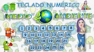 🔝 TECLADO DE PASAPALABRA en #powerpoint sobre #medioambiente #pasapalabra