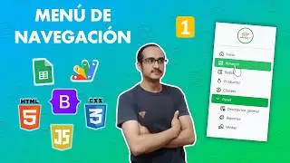 Como crear una barra de menú lateral en Google Sheets - Parte 1