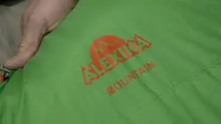 Измерение длины спального мешка