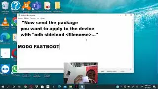 Now send the package you want to apply to the device with 