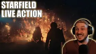 STARFIELD LIVE ACTION TRAILER   REACT