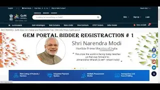 GEM Portal Bidder Registration part#1