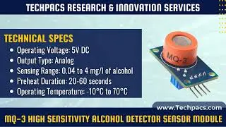MQ-3 High Sensitivity Alcohol Detector Sensor Module Detailed Description