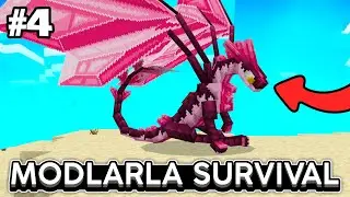 EJDERHA BULDUM!!! | Minecraft Modlarla Survival | #4