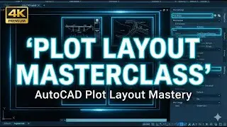 AutoCAD Plot Layout Mastery | Complete Printing & Viewport Setup | Full Tutorial for Beginners