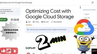 Optimizing Cost with Google Cloud Storage ||GSP649|| 