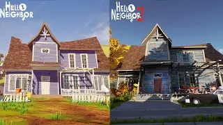 HELLO NEIGHBOR vs HELLO NEIGHBOR 2 