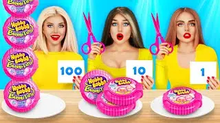 THỬ THÁCH ĐỒ ĂN 100 LỚP | Đồ Ăn Sô Cô La Đỉnh Cao Giàu vs Bình Thường Bởi RATATA POWER