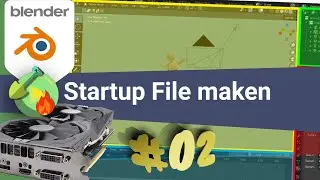 Blender #2🔥🛠️ - Schermpjes, instellingen fixen en StartUp File maken