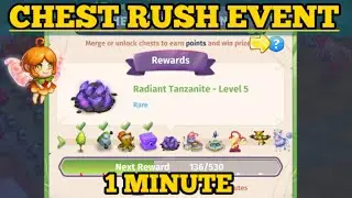 Merge Magic Chest Rush Event 1 Minute| Chest Rush Event