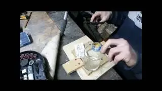 Rysunek na szkle, grawerowanie na szkle przy pomocy dremel 3000