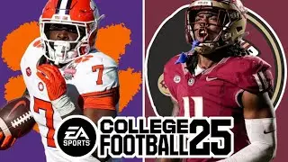 Clemson at Florida State - Week 6 Simulation (EA College Football 25)