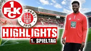 #betze Highlights : 1 FCK gegen St. Pauli : 1. Spieltag : 1. FC Kaiserslautern