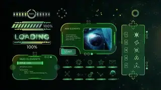 Hud UI Elements Template Free Download | After Effects Templates | No Copyright | Motion Template