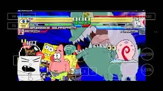 AMMUGEN Battle: Spongebob SquarePants 4v4 Party