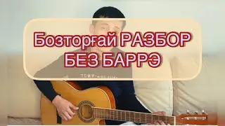Ескендір Хасанғалиев - Бозторғайым на гитаре РАЗБОР БЕЗ БАРРЭ