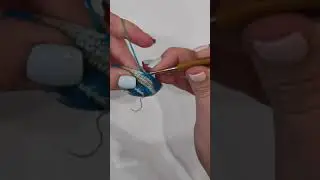 Убавка из 2х полустолбиков с накидом