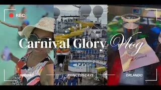 Carnival Glory 4 Day Cruise - VLOG during Tropical Storm