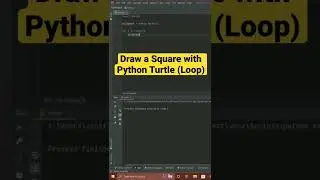 Draw a Square with Python Turtle (Loop)