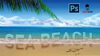 How to create overlapping text effect in photoshop