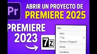 Como abrir un proyecto de Adobe Premiere Pro 2025 en versiones anteriores (2023, 2022, etc.)